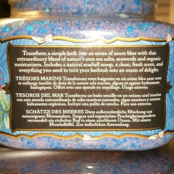 New Kama Sutra Treasure of the Sea Luxury Bath Sea Salts with Seashell Scoop - Picture 5 of 5